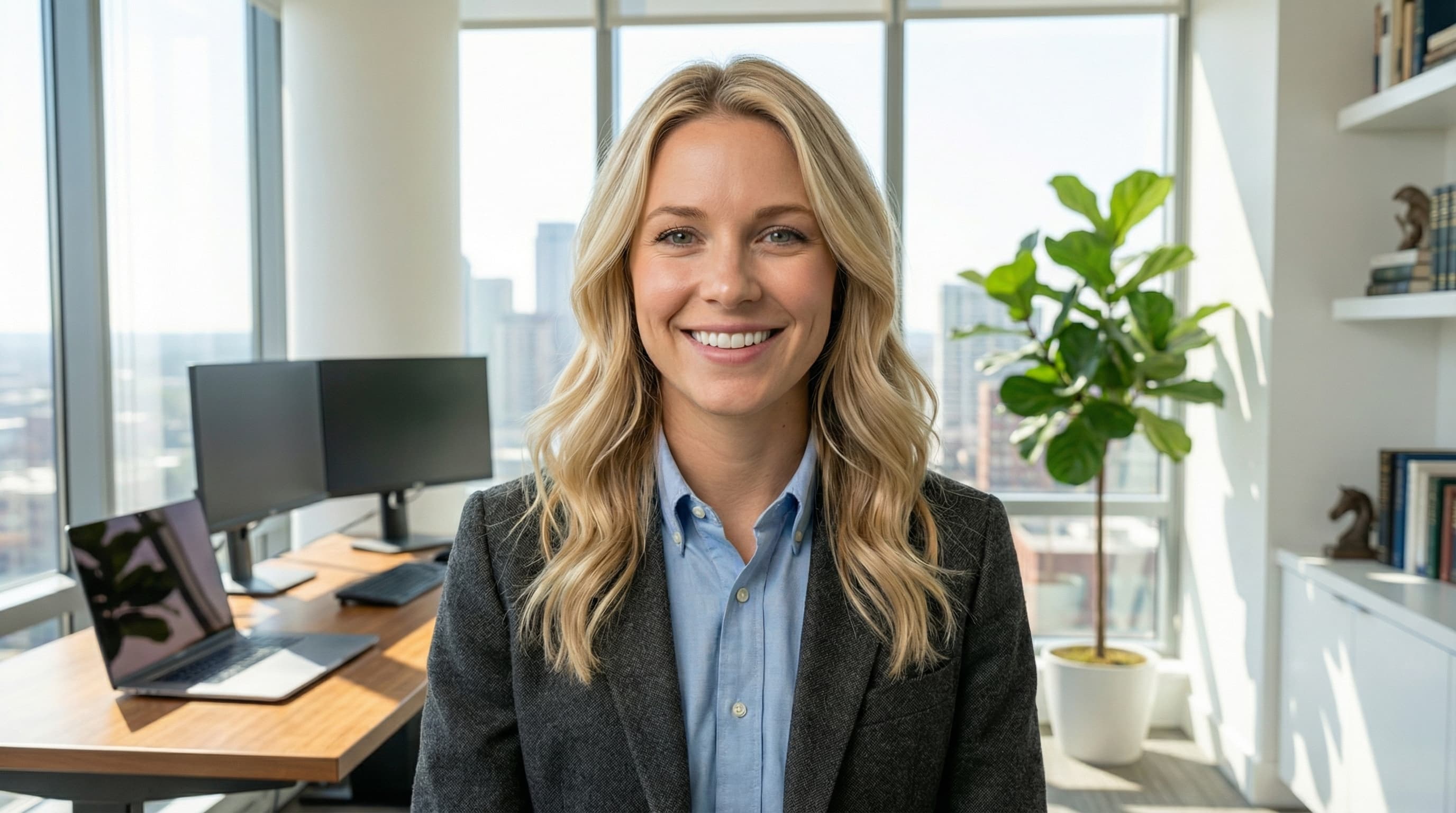 Lindsay — modern office avatar